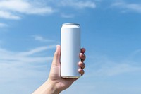 Drink hand sky refreshment. AI generated Image by rawpixel.