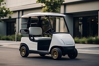 Vehicle golf wheel cart. AI generated Image by rawpixel.