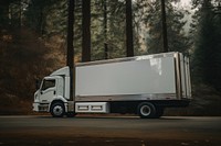 Vehicle truck forest road. AI generated Image by rawpixel.