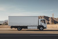 Vehicle truck road van. AI generated Image by rawpixel.