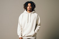 Sweatshirt hoodie white individuality. 