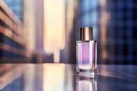 Perfume cosmetics bottle architecture. AI generated Image by rawpixel.