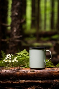 Forest mug outdoors woodland. 