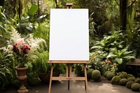 Garden canvas plant easel. 