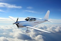 Aerobatics airplane aircraft vehicle. AI generated Image by rawpixel.