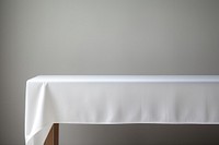 Tablecloth linens white simplicity. 