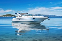 Boat speedboat vehicle boating. AI generated Image by rawpixel.