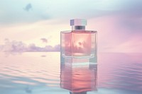 Reflection cosmetics perfume bottle. 