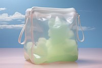 Bag handbag plastic jar. 