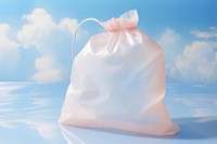 Bag plastic cloud crumpled. AI generated Image by rawpixel.