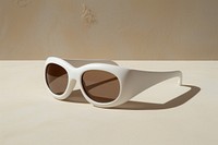 Sunglasses shadow white accessories. 