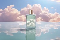 Reflection cosmetics perfume bottle. 