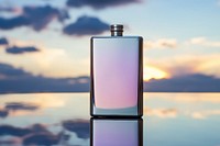 Reflection perfume bottle glass. AI generated Image by rawpixel.
