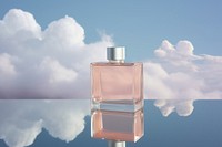 Reflection cosmetics perfume bottle. 