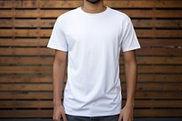 T-shirt sleeve adult white. 