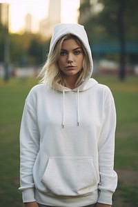 Hood sweatshirt hoodie white. 