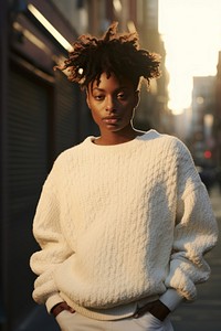 Sweater white individuality architecture. AI generated Image by rawpixel.