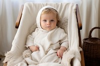 Furniture blanket child white. AI generated Image by rawpixel.
