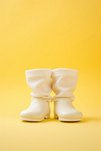 Footwear yellow white shoe. 