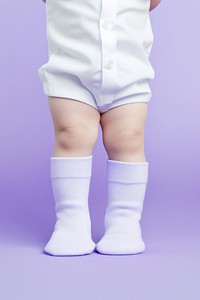 Sock footwear child white. 