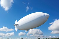 Blimp aircraft airship vehicle. AI generated Image by rawpixel.