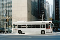 City bus transportation vehicle. AI generated Image by rawpixel.