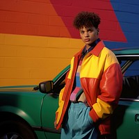 Car photography portrait standing. 