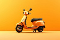 Scooter motorcycle vehicle vespa. AI generated Image by rawpixel.