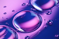 Purple backgrounds droplet pink. 