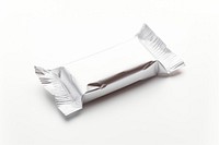 White background rectangle aluminium silver. AI generated Image by rawpixel.