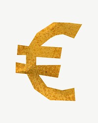 Euro symbol, European money currency psd