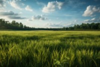 Blurred agriculture wheat farm backdrop, natural light