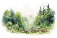 Nature wilderness vegetation rainforest. AI generated Image by rawpixel.