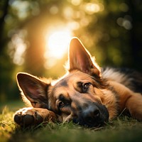 Dog portrait mammal animal. 