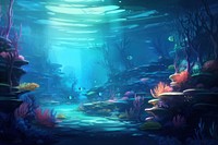 Sea aquarium outdoors nature. AI generated Image by rawpixel.