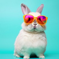 Sunglasses mammal animal bunny. 