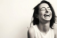 Laughing smiling smile adult. AI generated Image by rawpixel.