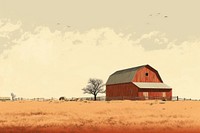 Barn architecture building outdoors. AI generated Image by rawpixel.