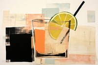 Cocktail art lemonade drink. AI generated Image by rawpixel.