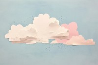 Cloud painting nature art. 