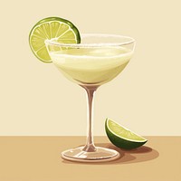 Cocktail margarita drink fruit. AI generated Image by rawpixel.