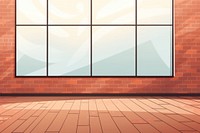 Brick backgrounds window floor. AI generated Image by rawpixel.