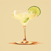 Cocktail margarita martini drink. 