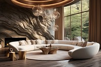 Architecture furniture building luxury. 