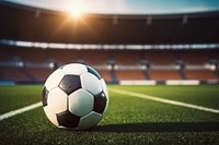Football soccer stadium sports. AI generated Image by rawpixel.