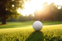 Golf ball outdoors sports. AI generated Image by rawpixel.