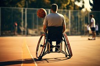 Basketball wheelchair sports adult. AI generated Image by rawpixel.