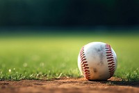 Baseball sports glove grass. AI generated Image by rawpixel.