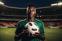 Football portrait stadium sports. AI generated Image by rawpixel.