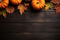 Pumpkin wood backgrounds vegetable. AI generated Image by rawpixel.